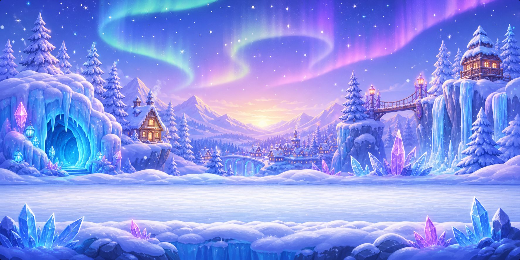 Snow world art.
